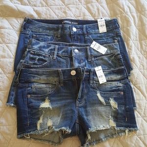 LOT of three pairs express shorts, s4 BNWT
